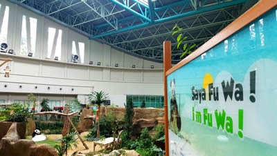 Panda Enclosure at Kuala Lumpur Zoo Protected by FFE